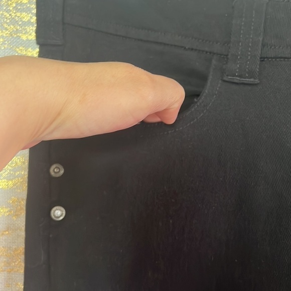 Clockhouse Black Mid Rise Straight Sequins Detailed Jeans Size EU 42 - Picture 6 of 16